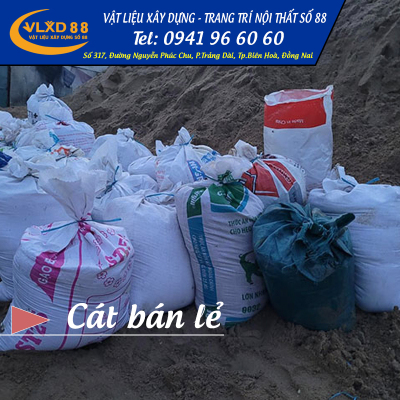 cát xây dựng bán lẻ biên hòa