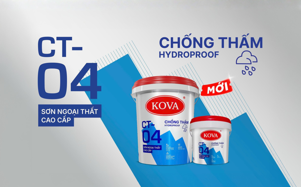 Chống thấm sân thượng, nhà vệ sinh: chọn sản phẩm KOVA nào cho đúng? - VLXD Số 88 Biên Hòa